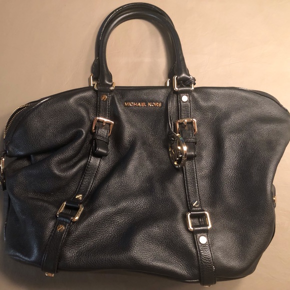 Black Leather Satchel - Picture 2 of 11